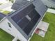 Aerial shot of roof with solar panels and green lawn at 1448 Tiger Grand Dr., Conway, SC 29526