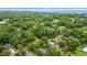 A picturesque aerial view of a neighborhood and golf course, surrounded by dense greenery and trees at 149 Old Cedar Loop, Pawleys Island, SC 29585