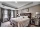 Serene bedroom with tray ceiling, large windows, and elegant furnishings at 153 Goldenrod Circle # 7D, Little River, SC 29566