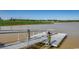 A dock overlooking the pond offers a place to enjoy outdoor activities at 153 Goldenrod Circle # 7D, Little River, SC 29566