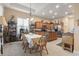 Cozy dining area adjacent to the kitchen, perfect for Gathering meals at 165 Northside Dr., Little River, SC 29566