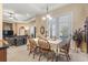 Bright dining area with French doors and stylish decor at 165 Northside Dr., Little River, SC 29566