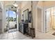 Elegant foyer featuring tile flooring and stylish decorations at 165 Northside Dr., Little River, SC 29566