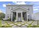 Charming back porch with a pergola-covered entrance and quaint outdoor seating area at 185 Rocko Dr., Myrtle Beach, SC 29579