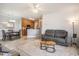Open floor plan with kitchen and dining area featuring modern décor and wood flooring at 2005 Silvercrest Dr. # 32F, Myrtle Beach, SC 29579