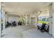 Underneath the home is an entertainment area with chairs and games at 204 55Th Ave. N, North Myrtle Beach, SC 29582