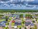 Aerial view of the community, showing lake access and neighborhood streets at 2313 Summersweet Ln., Myrtle Beach, SC 29579