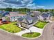 Beautiful aerial view of the home, manicured lawn, and charming neighborhood at 2313 Summersweet Ln., Myrtle Beach, SC 29579
