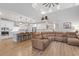 Bright, open-concept living area flowing into a well-equipped kitchen, ideal for modern living at 2554 Dogwood Rd., Longs, SC 29568