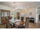 Elegant dining room with hardwood floors, and natural light at 280 Oatland Lake Rd., Pawleys Island, SC 29585