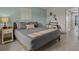 Comfortable bedroom with queen bed, stylish decor and access to balcony at 3000 N Ocean Blvd. # 230, Myrtle Beach, SC 29577
