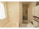 Bathroom featuring a tub, shower, toilet and storage at 318 Muirfield Rd., Myrtle Beach, SC 29588
