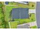 Aerial view of a roof showing the yard, driveway, and the neighboring houses at 346 High Falls Dr., Conway, SC 29526