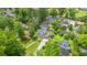 Overhead view of an attractive residence, situated on a well-manicured lawn with trees at 401 Harmon Park Blvd., Marion, SC 29571