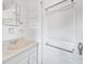 Bathroom showcasing a sink and a mirrored cabinet for storage at 401 Harmon Park Blvd., Marion, SC 29571