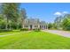 Well-kept home with a green lawn, mature trees, and a long driveway at 401 Harmon Park Blvd., Marion, SC 29571