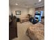 Well-lit bedroom with twin beds, offering ample space for relaxation at 448 Mahogany Dr. # 201, Murrells Inlet, SC 29576