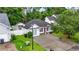 Aerial view of a charming single-story home with a well-manicured yard and a private driveway at 462 Wallingford Circle, Myrtle Beach, SC 29588