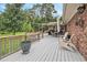 Large deck with plenty of space for lounging and grilling at 475 Willard Rd., Conway, SC 29526