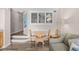 Dining area featuring a table with chairs and view of stairs at 4800 S Ocean Blvd. # 514, North Myrtle Beach, SC 29582