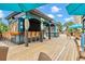 Outdoor pool-side bar area at a beach resort at 4800 S Ocean Blvd. # 920, North Myrtle Beach, SC 29582