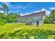 Spacious backyard featuring a fenced-in yard, above ground pool and a wooded border for added privacy at 4867 Wolf Trail, Conway, SC 29527