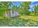 Exterior image of shed with weathered look; perfect for outdoor projects or storage at 4867 Wolf Trail, Conway, SC 29527