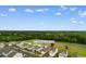 Aerial view of the property located at 572 Woodland Farms Circle, with views of green space at 572 Woodland Farms Circle, Aynor, SC 29511