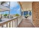 Relaxing balcony features a swing and views of the water at 6001 - Mh 17A South Kings Hwy., Myrtle Beach, SC 29575