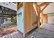 Outdoor shower with wood flooring for rinsing off after a day at the beach at 6001 - Mh 17A South Kings Hwy., Myrtle Beach, SC 29575