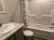 Full bathroom with a single sink vanity and a shower-tub combo at 71 Mohican Dr., Georgetown, SC 29440