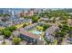 Aerial view of condo community featuring pool, surrounding neighborhood and ocean views at 7700 Porcher Dr. # 3205, Myrtle Beach, SC 29572