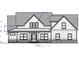 Front exterior elevation of a charming two-story home featuring a welcoming porch at 8016 Old Reaves Ferry Rd., Conway, SC 29526