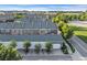 Aerial view of townhomes with garages and mature landscaping at 945 Rosencrans Ln. # B, Myrtle Beach, SC 29577