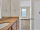 Bright bathroom features a neutral color palette and a granite countertop at 945 Rosencrans Ln. # B, Myrtle Beach, SC 29577