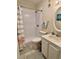 Bright bathroom showcasing a walk-in shower, modern toilet, vanity, and decorative elements for a clean, functional space at 9501 Shore Dr. # 323, Myrtle Beach, SC 29572