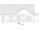 Back view of single story home with shingled roof and siding, 3 rectangular windows at Lot 1-A Fairlane Rd., Loris, SC 29569