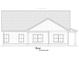 Back view of single story home with shingled roof and siding, 3 rectangular windows at Lot 1-A Fairlane Rd., Loris, SC 29569
