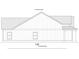 Side view of single story home with shingled roof and siding, 2 rectangular windows at Lot 1-A Fairlane Rd., Loris, SC 29569