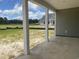 View from covered patio shows a large yard at 1010 Black Locust Pl., Longs, SC 29568