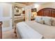 Bedroom with a mirrored closet and coastal-inspired decor for a relaxing ambiance at 1012 N Waccamaw Dr. # 305, Garden City Beach, SC 29576