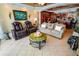Elegant living room featuring tile floors, neutral tones, and modern finishes at 1012 N Waccamaw Dr. # 305, Garden City Beach, SC 29576