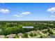 Aerial view of the property at 124 Shady Arbor Loop nestled in a beautiful, lush neighborhood at 124 Shady Arbor Loop, Longs, SC 29568