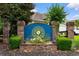 Bradford Meadows community sign, featuring mature landscaping and brick accents, adding a welcoming touch at 124 Shady Arbor Loop, Longs, SC 29568
