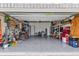 Spacious garage with epoxy flooring and ample storage space at 136 Crabapple Dr., Longs, SC 29568