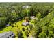 Aerial view of the home showing the expansive lot at 1478 Bluegil Dr., Longs, SC 29568