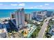 Stunning aerial view of the resort with pools, ocean, and beach at 201 74Th Ave. N # 2534, Myrtle Beach, SC 29572
