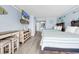 This bedroom features two queen beds, coastal decor and a view of the kitchenette at 201 74Th Ave. N # 2534, Myrtle Beach, SC 29572
