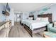 This bedroom features two queen beds, coastal decor and a view of the kitchenette at 201 74Th Ave. N # 2534, Myrtle Beach, SC 29572