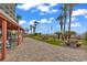 Charming outdoor terrace offers picnic tables and a lovely beachfront view at 201 74Th Ave. N # 2534, Myrtle Beach, SC 29572